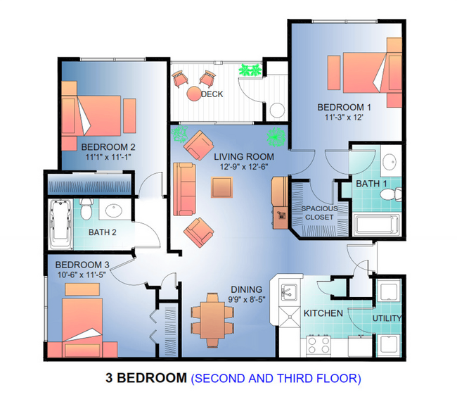 Floorplan - SoCo Park Apartment Homes