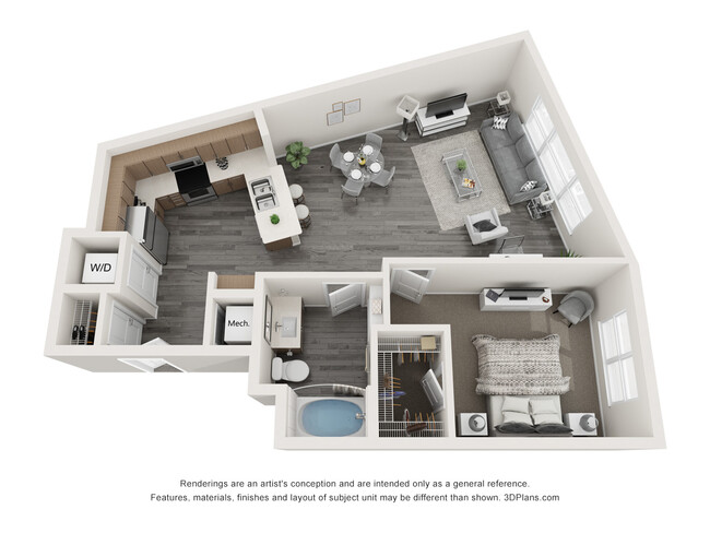 Floorplan - Cortland on the River