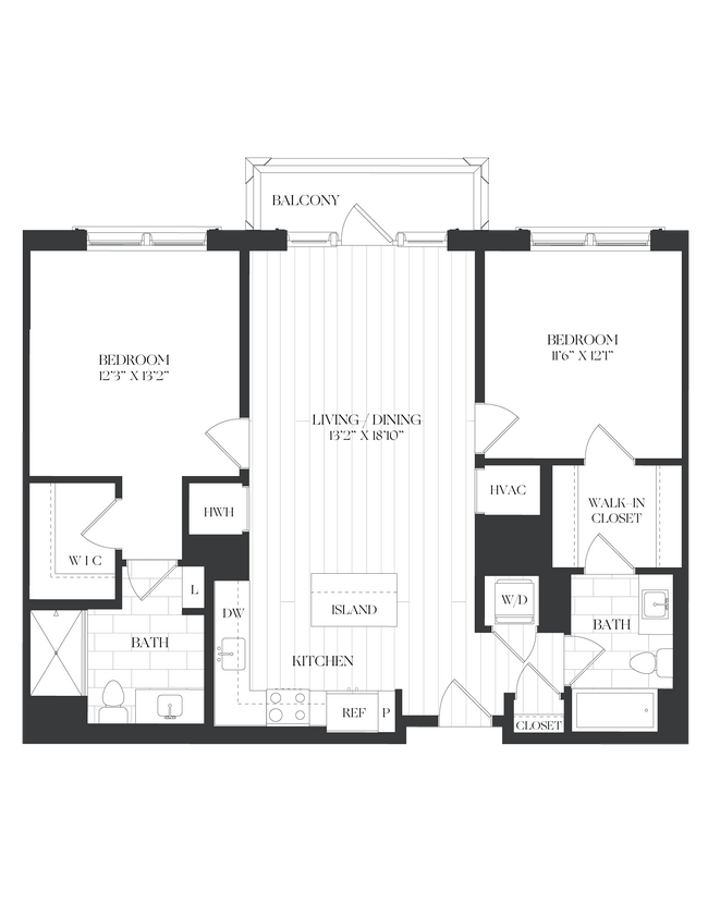 Floorplan - The Barrett at Chevy Chase Lake
