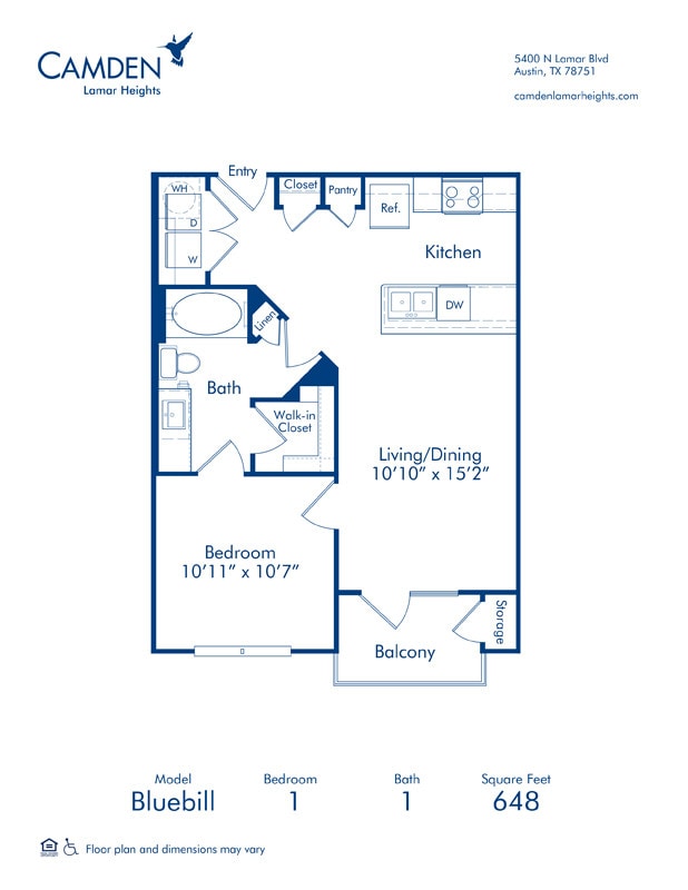 Floorplan - Camden Lamar Heights