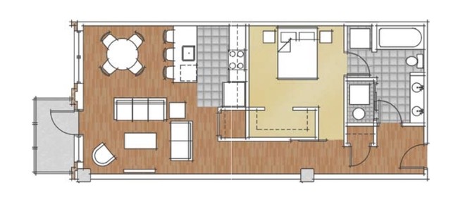 1BR/1BA - e5w Building