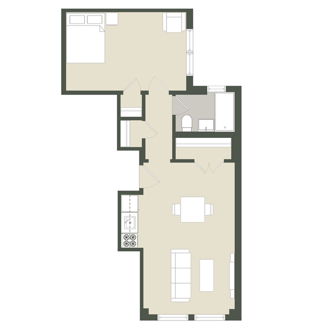 Floorplan - 420 W. Melrose St.