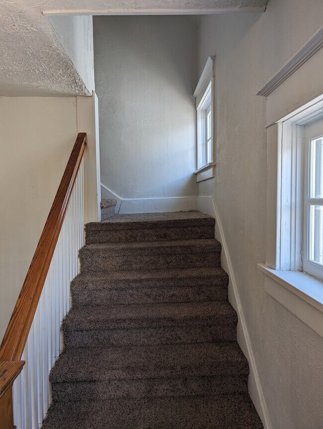 Front stairs from entryway - 830 Y St
