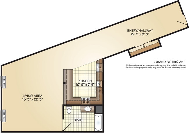 Floorplan - Riverside Apartments