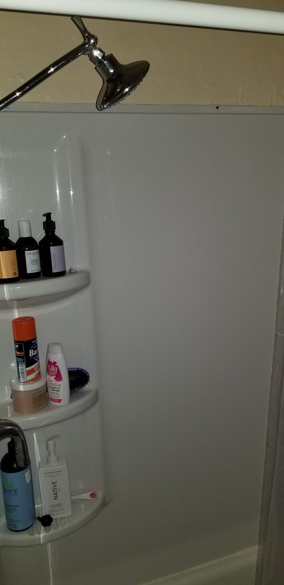 Oversized Rain shower head. - 208 NW 3rd St