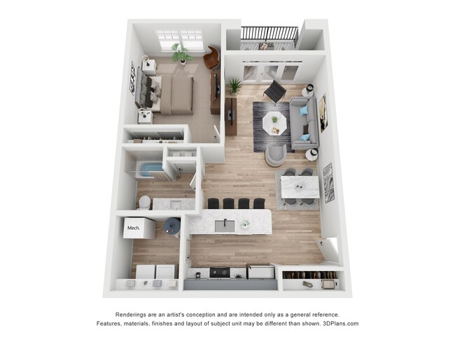 Floorplan - Mill23 at Coughlin Crossing