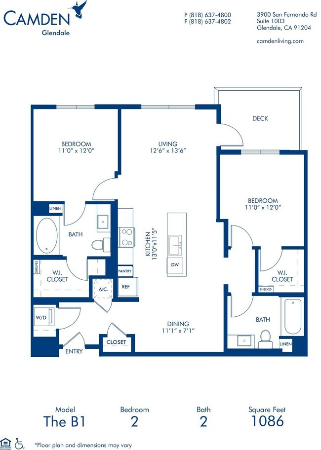 Floorplan - Camden Glendale