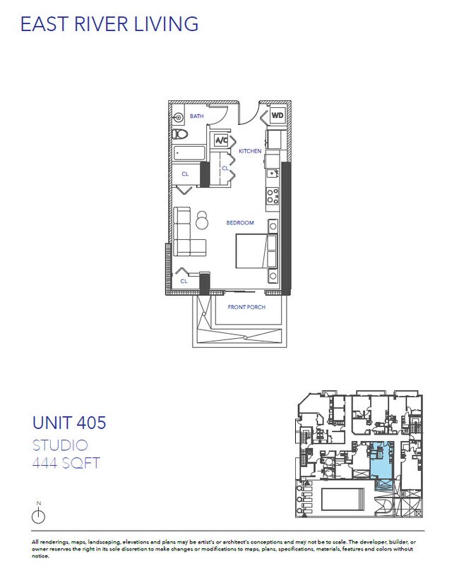 Studio | 444 SF - East River Living – Elevated in Little Havana.