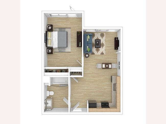 Floorplan - Aspenwood 62+ Senior Apartments