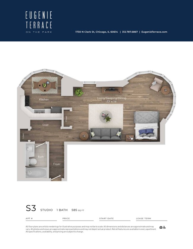 Floorplan - Eugenie Terrace on the Park