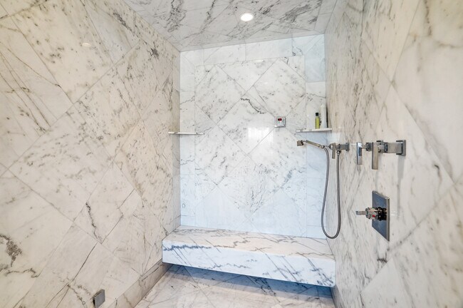 Guest bath large shower - 841 N Crescent Heights Blvd