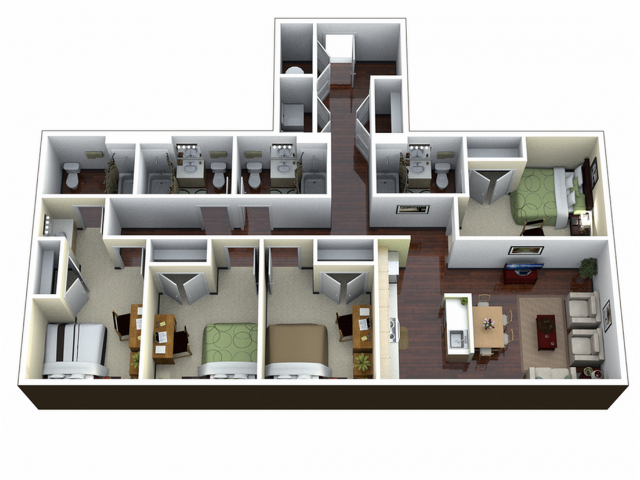 4BR/4BA - Continuum Apartments