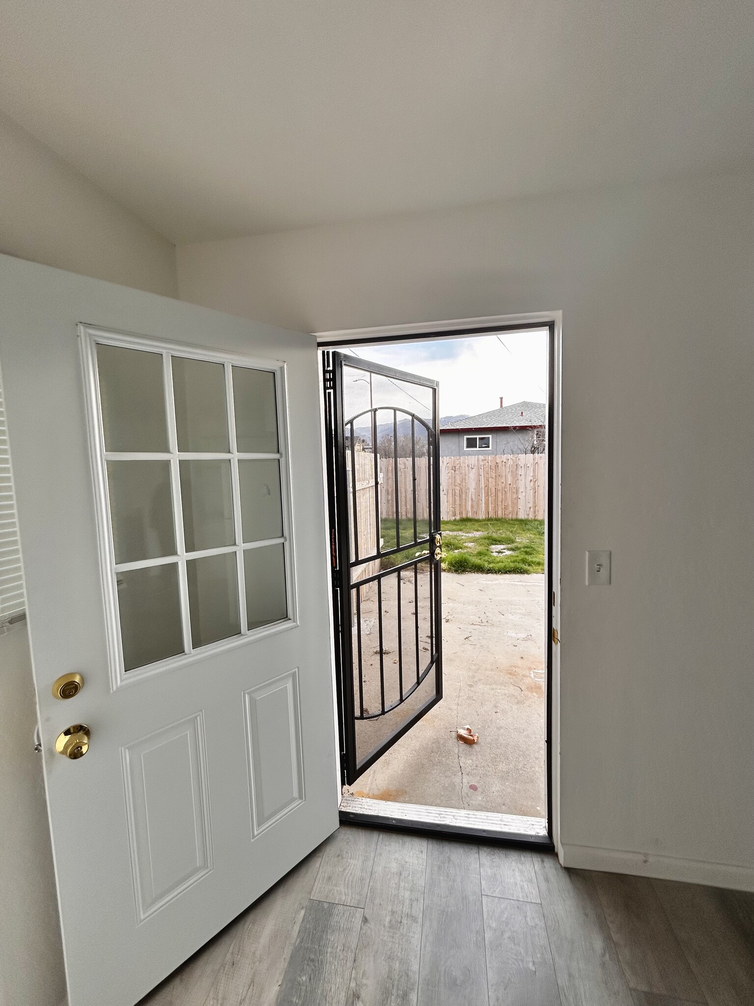 Back door leading out to yard - 105 N Curry St