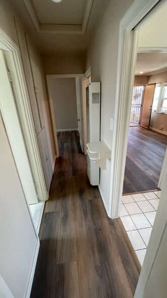 hallway with storage - 2538 W Ramona Rd