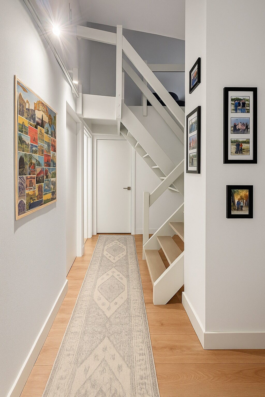 Hall to bedroom and bath - 99 Silver St