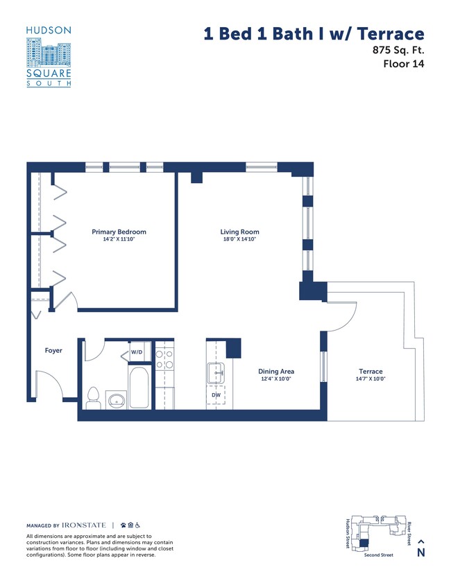 Floorplan - Hudson Square South