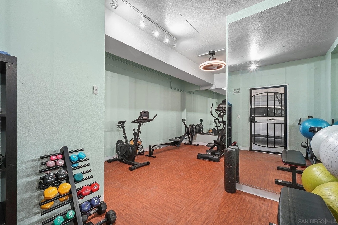 A small gym on-site - 3688 1st Ave