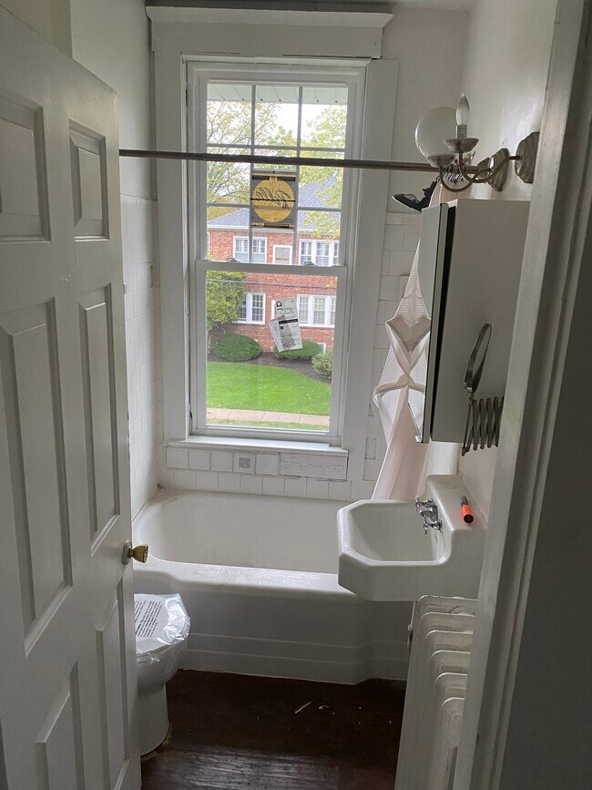 Bathroom w new toilets - 219 E Bellefonte Ave