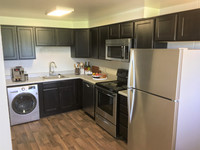 Kitchen with Washer/Dryer Combo - Park Central