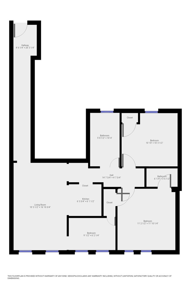 Floorplan - 309 West 99th Street