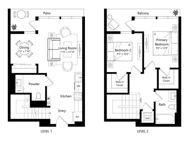 Floorplan - The Santa Monica Collection - 1430 Lincoln