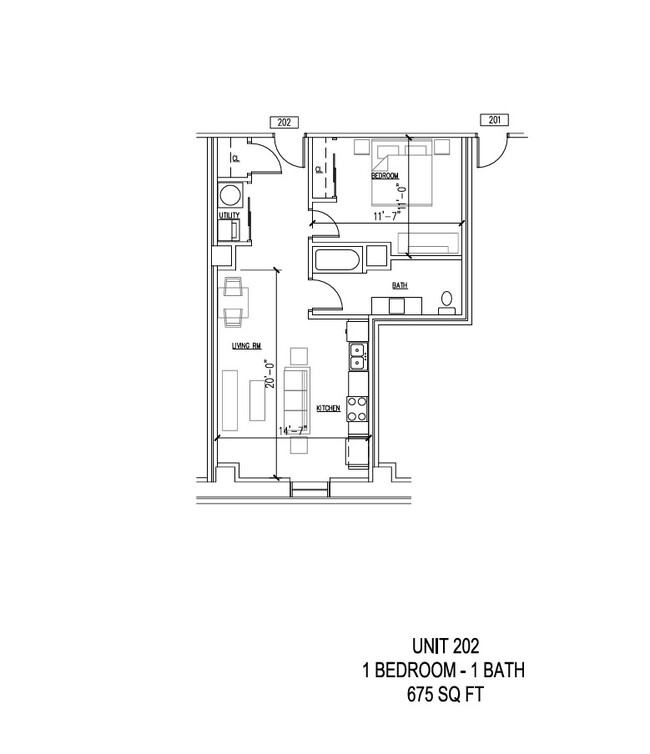 Unit #202 - B on Lindell