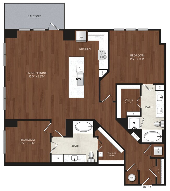 Floorplan - The Park at Katy Trail