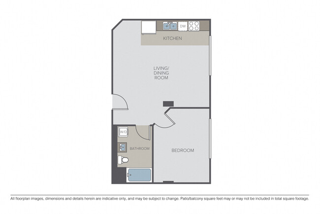 1 Bed, 1 Bath - Bennett Lofts