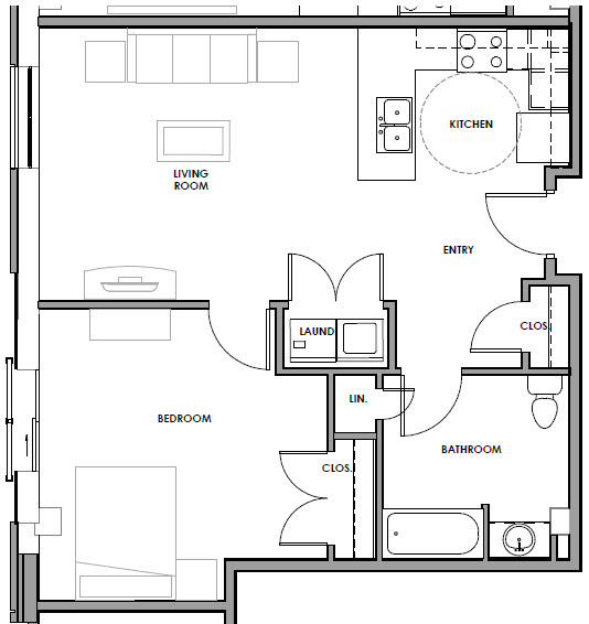 Floorplan - Skyview Park Apartments - A 55+ Community