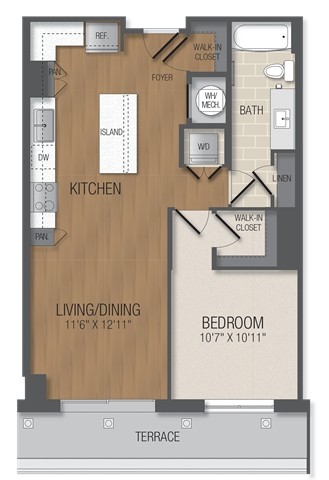 Floorplan - The Acadia at Metropolitan Park