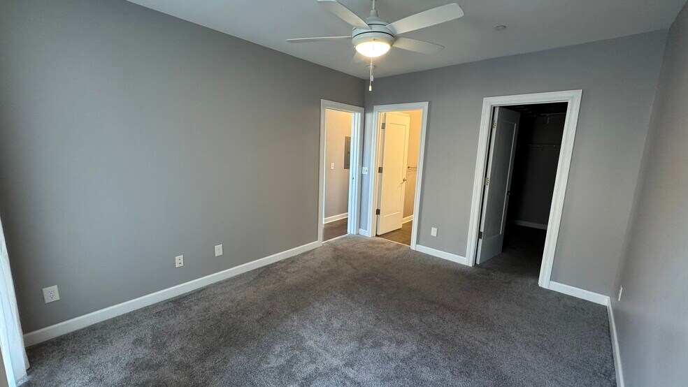 Large, private bedroom with pocket door entrance - 116 W 15th St