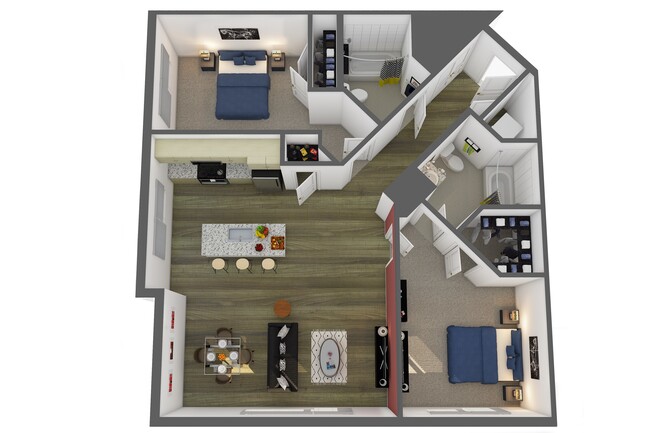 Floorplan - Studio 3807