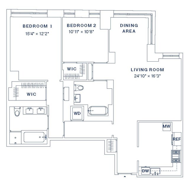 Floorplan - 222 W 80 Street