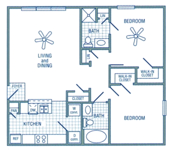 2 Bedroom / 2 Bathroom - Amelia Parc II