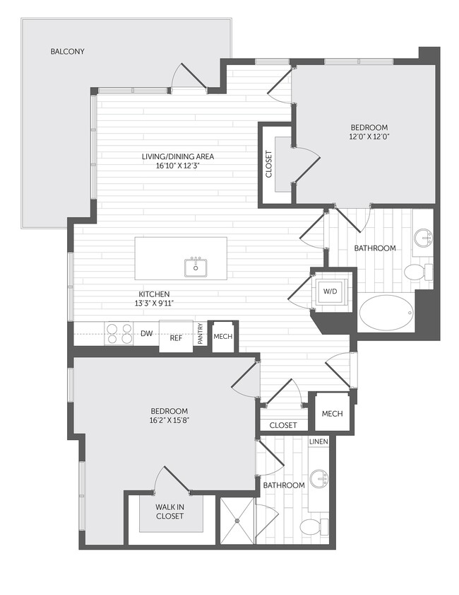 Floorplan - Windsor Marina Bay Apartments