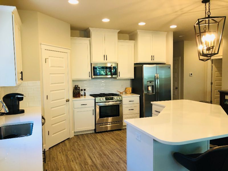 Counter depth fridge and ample cabinet space for storage - 12048 NE 109th St