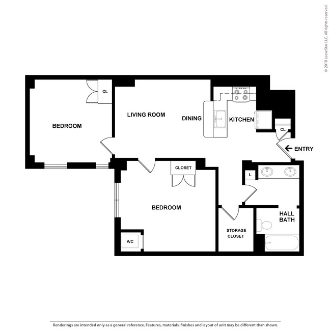 Floorplan - Carson Square Apartments