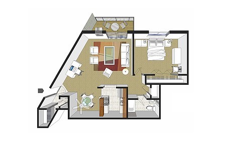 Floorplan - Highland Park Apartments