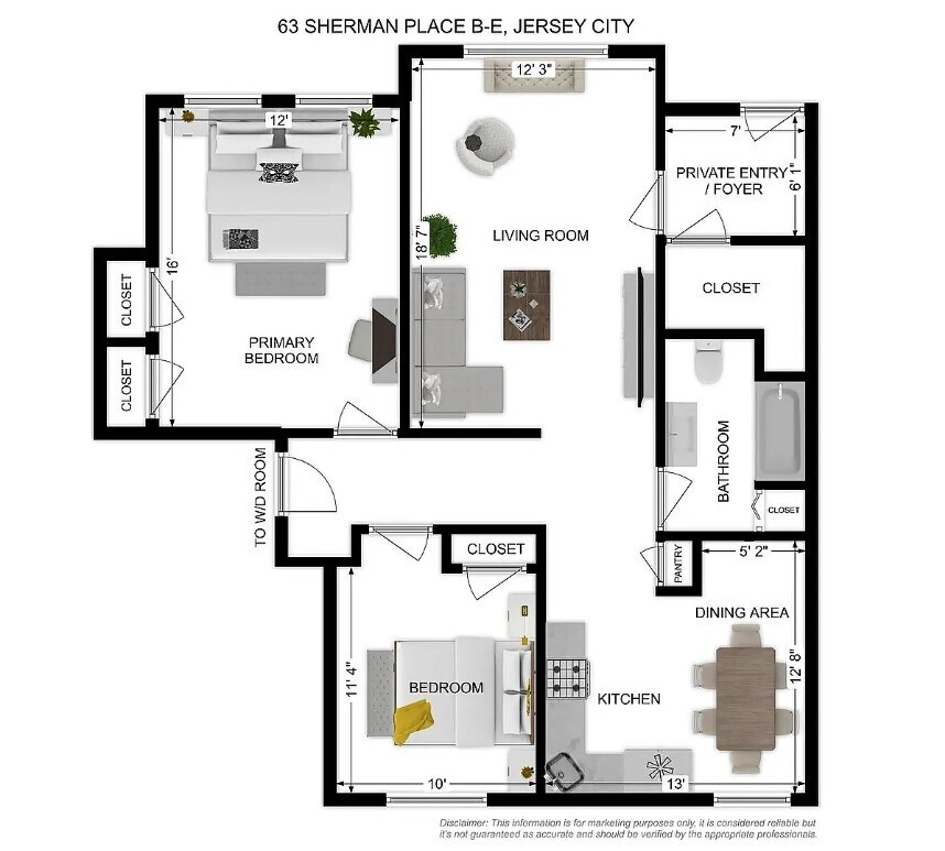 Layout - 63 Sherman Pl
