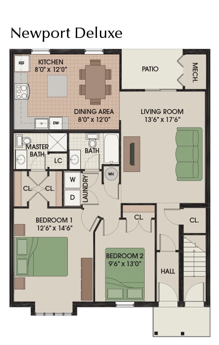 Floorplan - Chaddwell Apartments