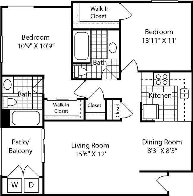 Floorplan - Mission Trails Apartments