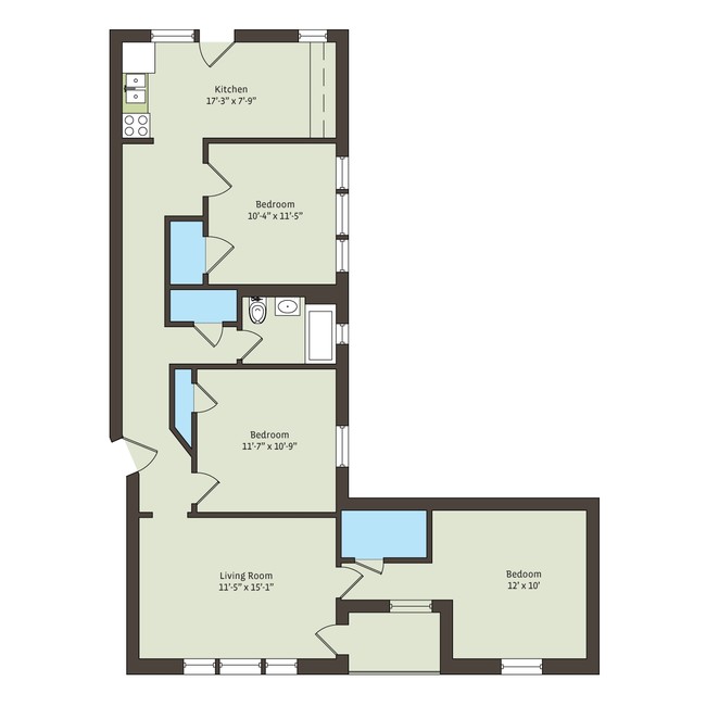 Floorplan - 1018 E. 54th Street