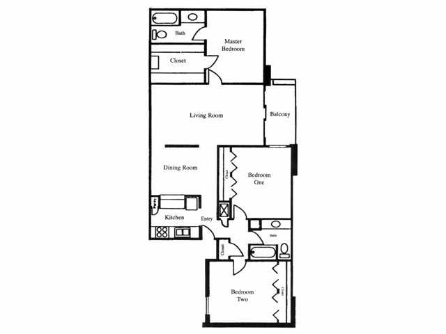 3x2 sqft 1508 - ASHTON PLACE APARTMENTS