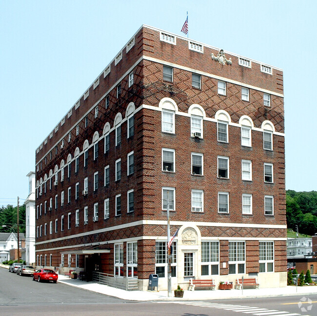 View from the southwest - Ashland High Rise