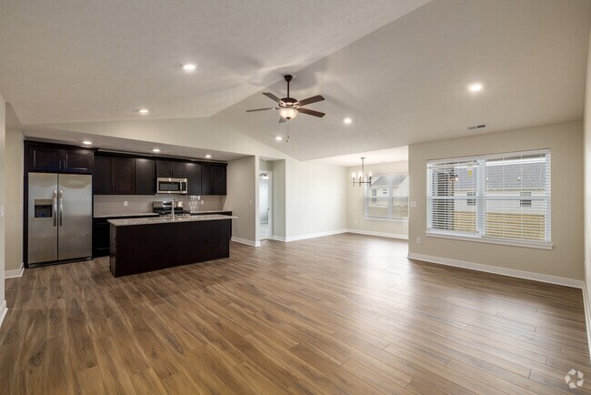 3BR, 2BA - 1,584SF - Living Room - Weldon Reserve Garage Included