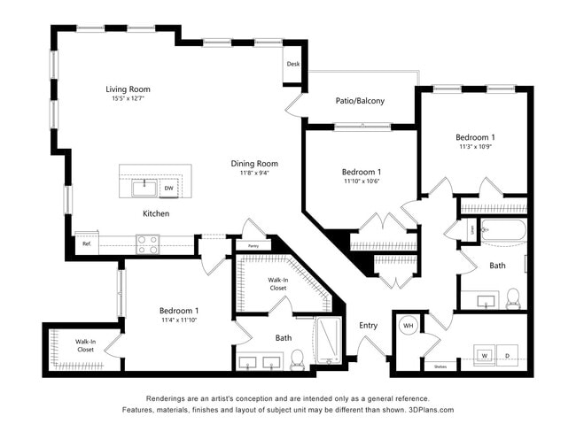 Floorplan - Meridian at Rogers Branch