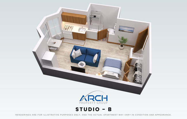 115-B-Floor Plan - 115 East Gilman