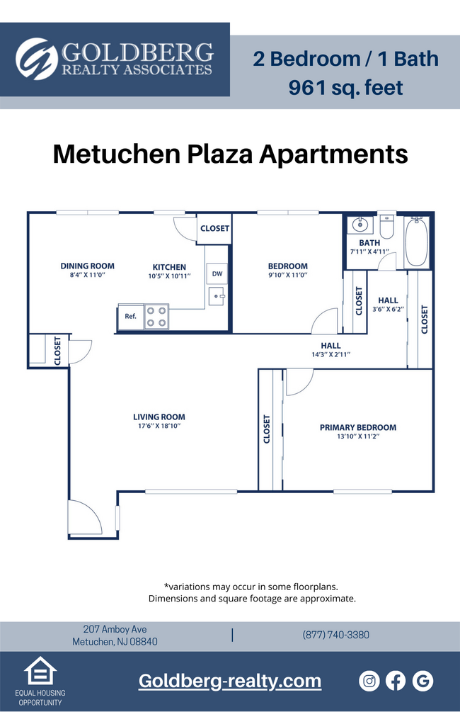 Floorplan - Metuchen Plaza