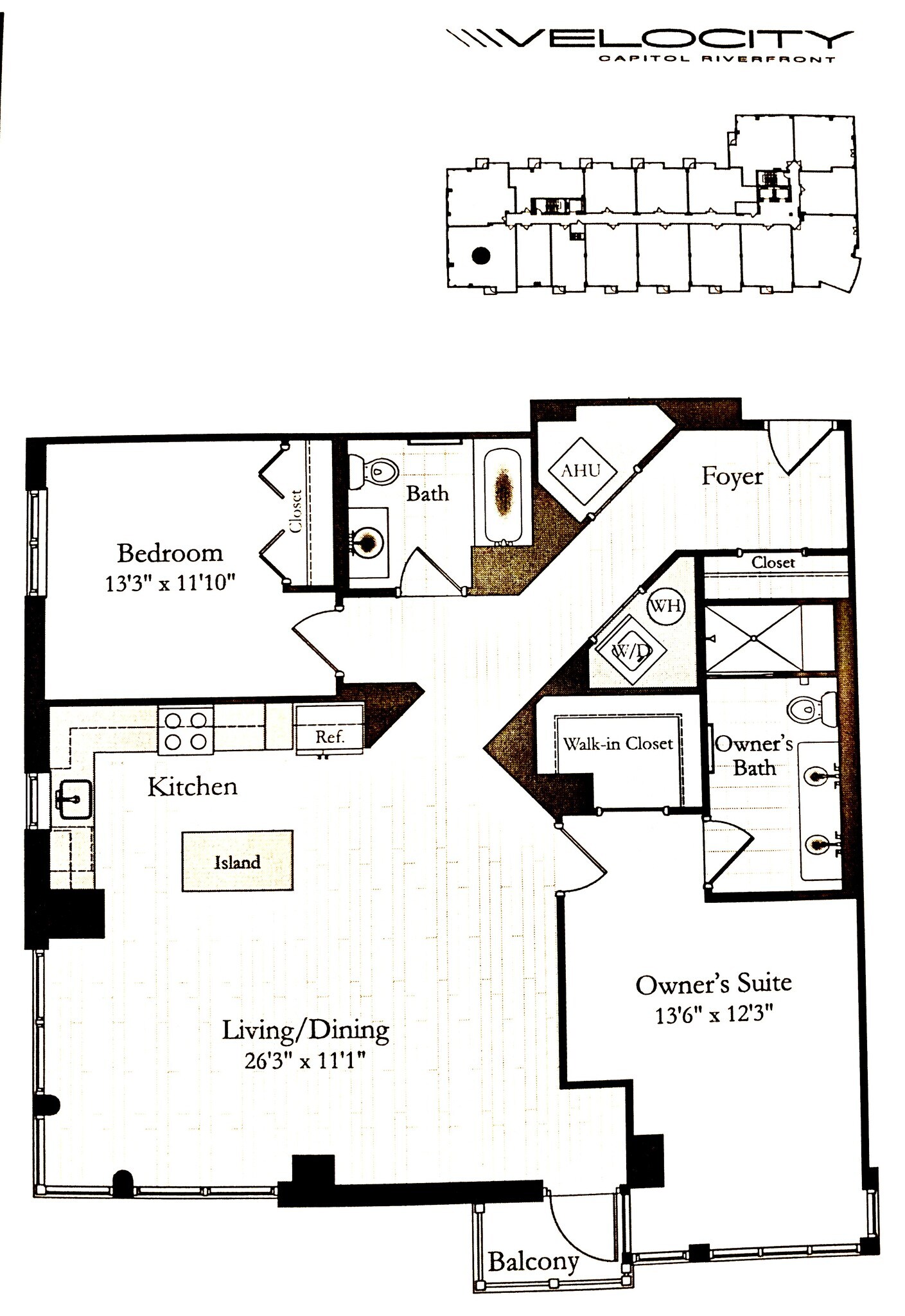 1350 sqft - southwest facing corner unit - 1025 First St SE