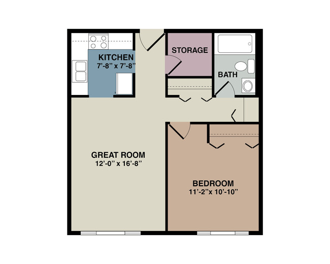 Floorplan - Birch Court Apartments